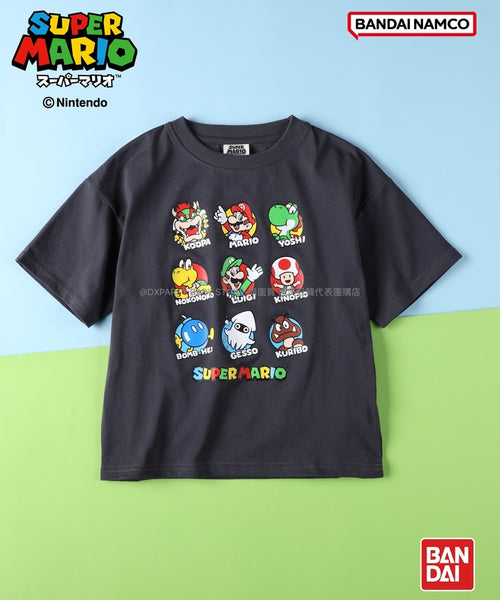 日本童裝 SUPER MARIO 短袖T恤 105-140cm 男童款/女童款 夏季 其他品牌童裝 TOPS