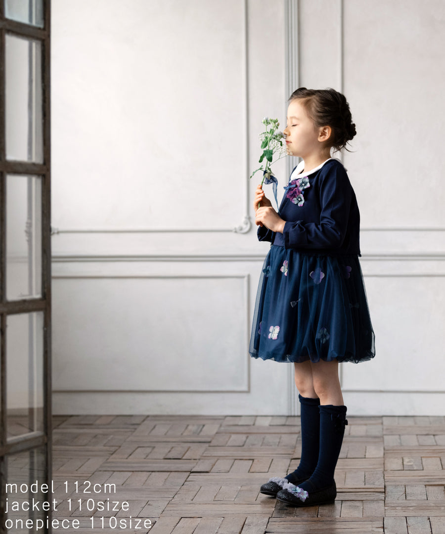 Japanese children's clothing panpantutu three-piece dress suit 100-130cm girls summer outerwear dresses for interviews/banquets/performances