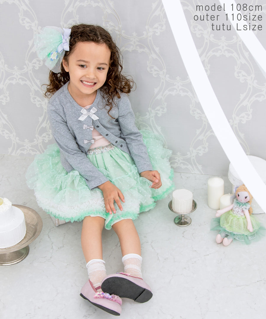Japanese children's clothing panpantutu Peridot flower tutu skirt 70-140cm girls' newborn baby summer SKIRTS