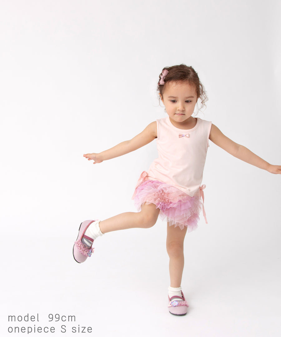 Japanese children's clothing panpantutu vest patchwork yarn tutu dress 80-140cm girls summer dresses