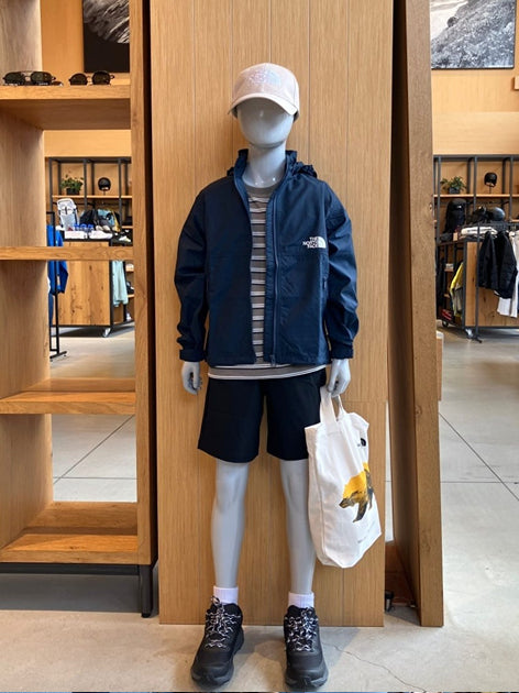 Japanese TNF Waterproof Series Parent-Child Windbreaker 130-160cm Boys/Girls Summer Outerwear
