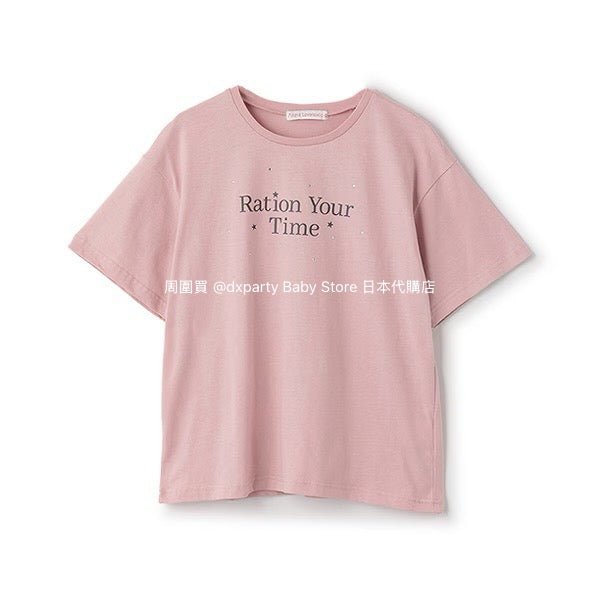 Lovetoxic Japanese children's clothing letter print top 140-160cm girls summer TOPS