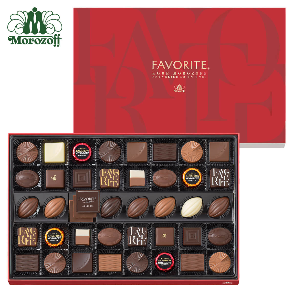 日本直送 Morozoff 朱古力禮盒 8/14/22/32/42個入 新年行運發財特輯 Happy New Year 馬年 限定手信