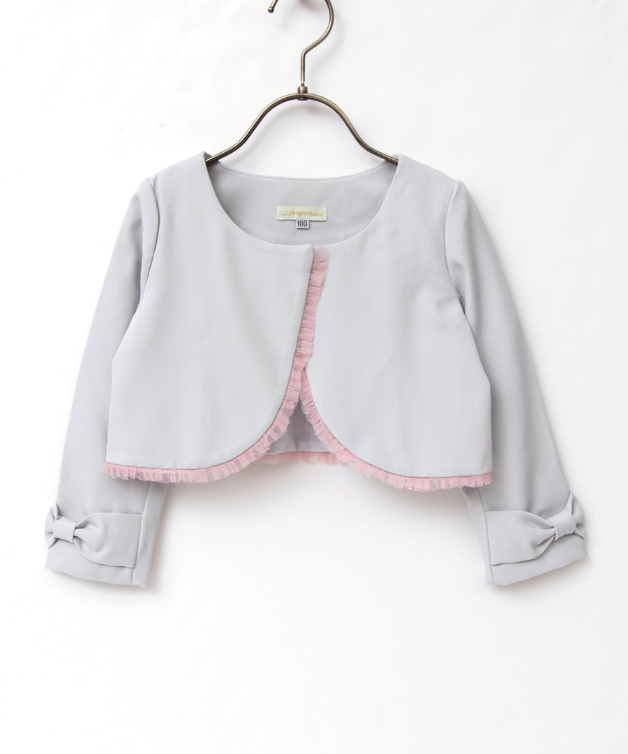 Japanese children's clothing panpantutu three-piece dress suit 100-130cm girls summer outerwear dresses for interviews/banquets/performances