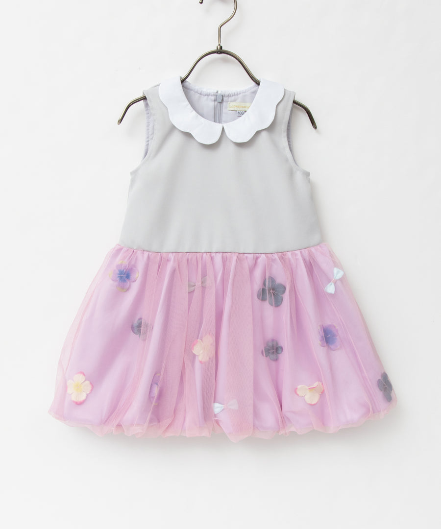 Japanese children's clothing panpantutu three-piece dress suit 100-130cm girls summer outerwear dresses for interviews/banquets/performances
