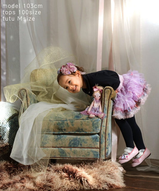 Japanese children's clothing panpantutu pink tourmaline tutu skirt 70-140cm girls' newborn baby summer SKIRTS