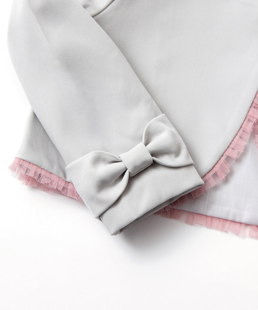 Japanese children's clothing panpantutu three-piece dress suit 100-130cm girls summer outerwear dresses for interviews/banquets/performances