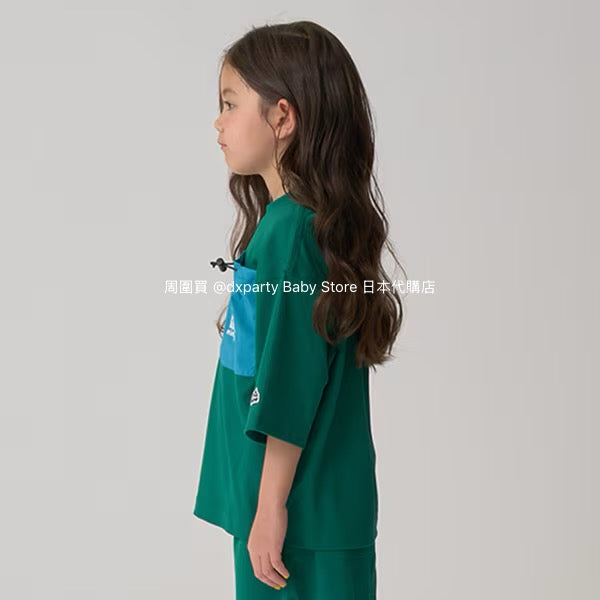 Japanese children's clothing mini#ML water-absorbing quick-drying mountain series pocket sports top 90-140cm boys'/girls' summer TOPS