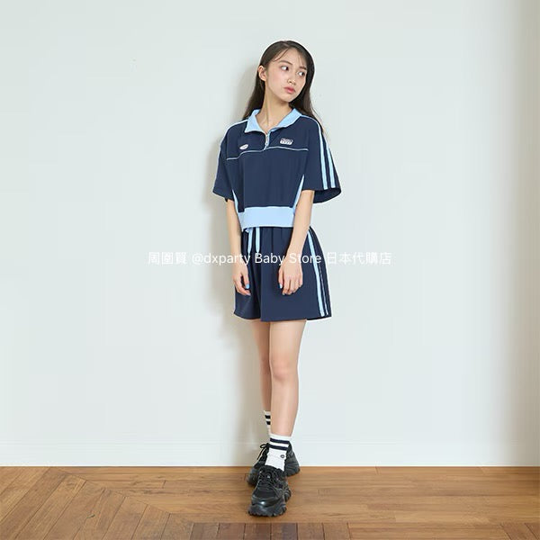 Lovetoxic Japan Kidswear Quick-Drying Sporty 2-Piece Set (140-170cm) Girls Summer TOPS PANTS
