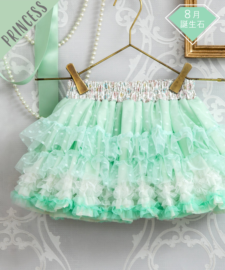 Japanese children's clothing panpantutu Peridot flower tutu skirt 70-140cm girls' newborn baby summer SKIRTS