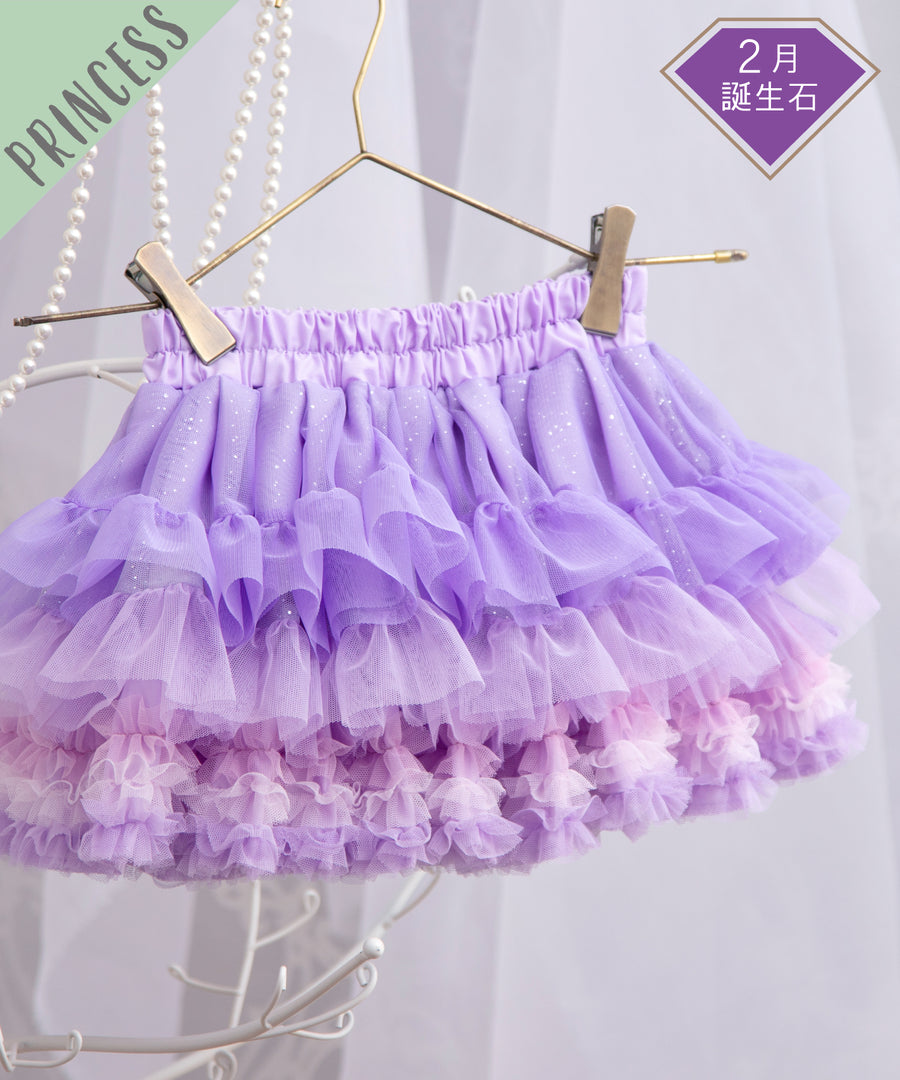 Japanese children's clothing panpantutu Aurora Amethyst tutu skirt 70-140cm girls' newborn baby summer SKIRTS