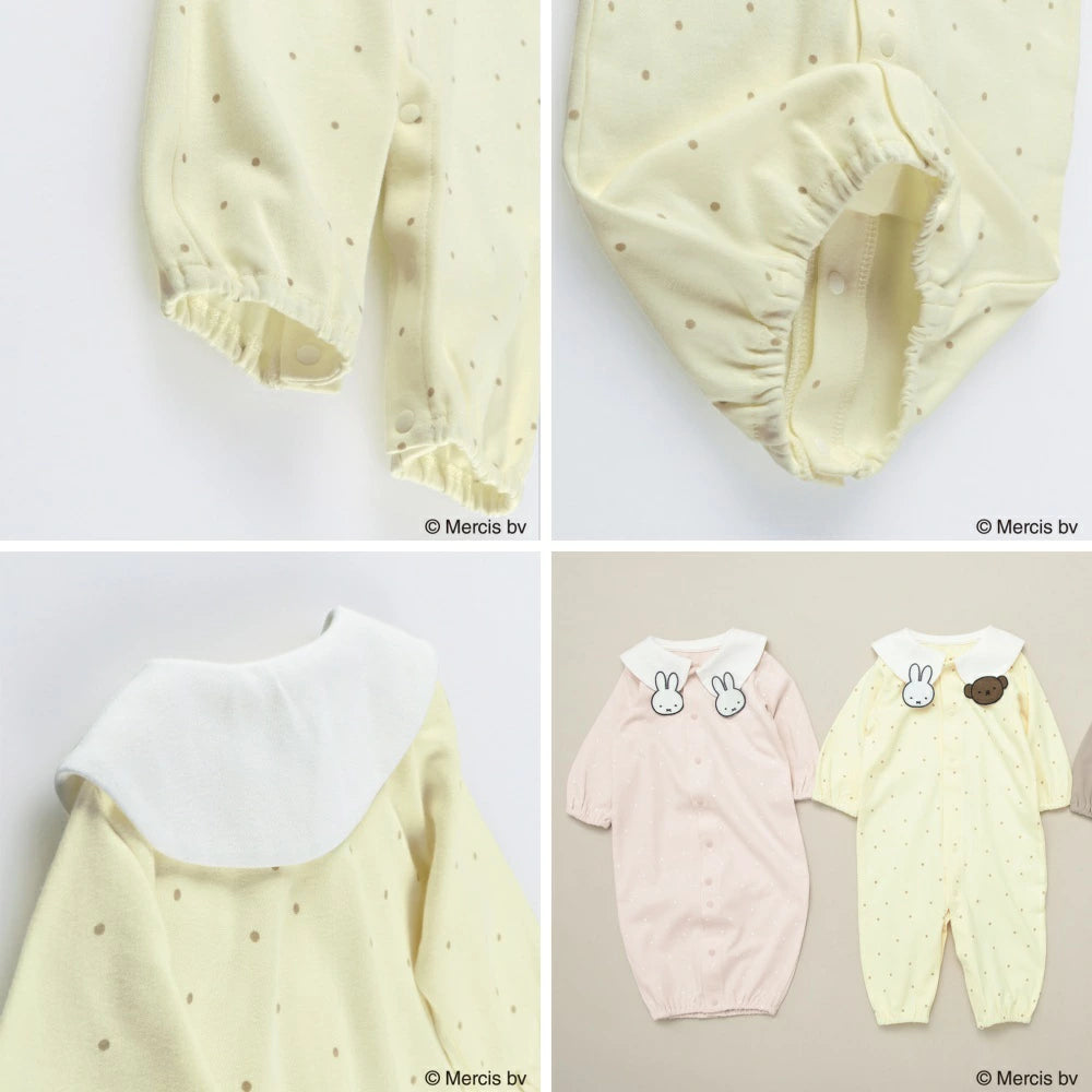 日本童裝 Branshes x miffy 2Way 連衣 50-70cm 男童款/女童款 初生嬰兒 秋季 Jumpsuit
