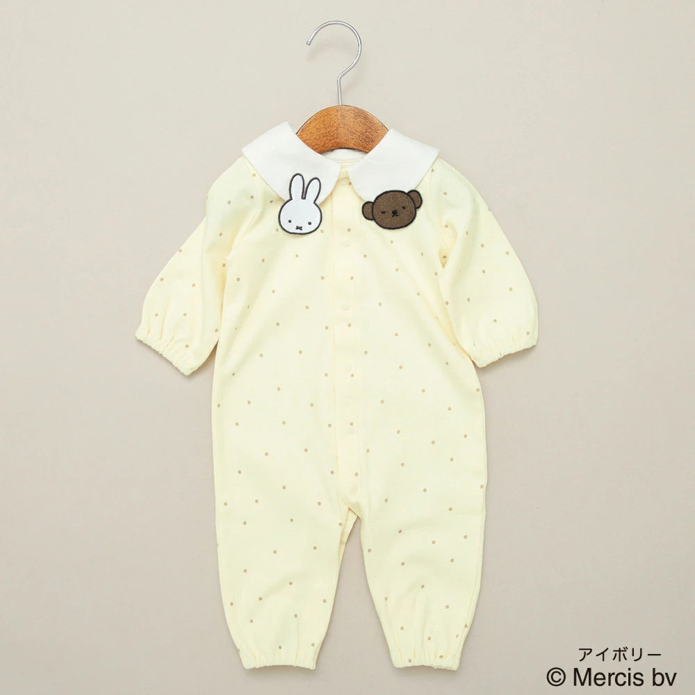 日本童裝 Branshes x miffy 2Way 連衣 50-70cm 男童款/女童款 初生嬰兒 秋季 Jumpsuit
