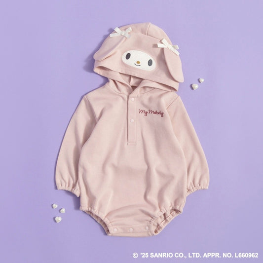日本童裝 Branshes x Sanrio 連衣 80-150cm 女童款 初生嬰兒 秋季 Jumpsuit
