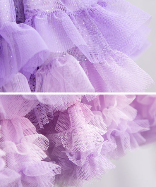 Japanese children's clothing panpantutu Aurora Amethyst tutu skirt 70-140cm girls' newborn baby summer SKIRTS