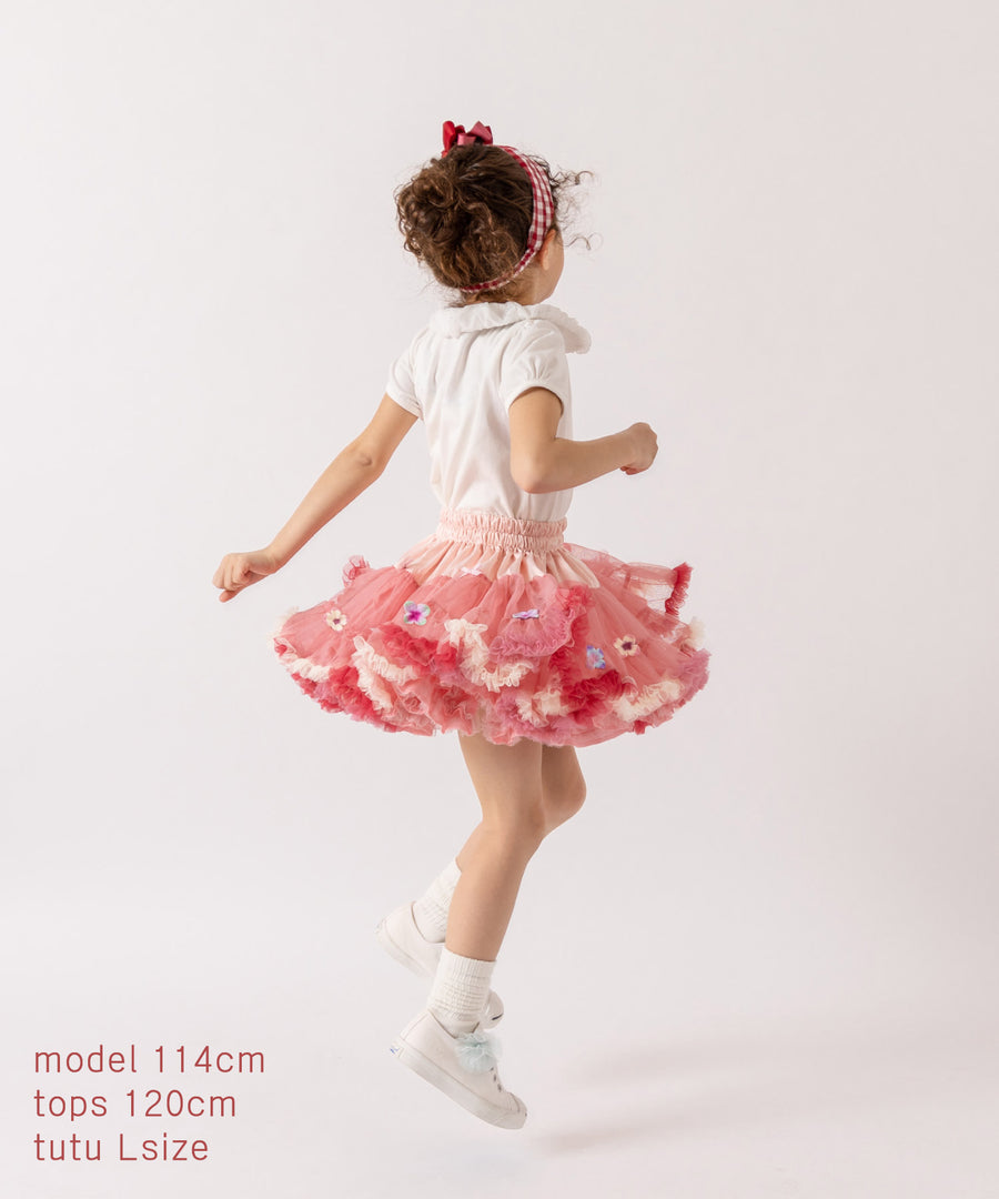 Japanese children's clothing panpantutu strawberry cake tutu skirt 70-135cm girls' newborn baby summer SKIRTS