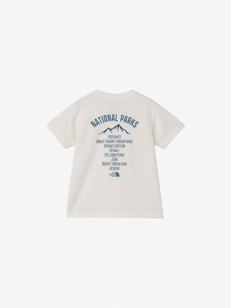 Japanese children's clothing TNF sweat-absorbing, quick-drying, insect repellent function static care printing top 100-120cm boys/girls summer TOPS