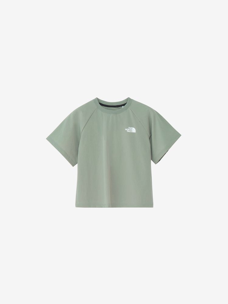 Japanese children's clothing TNF waterproof series high-stretch static care fine logo print top 130-160cm boys/girls summer TOPS