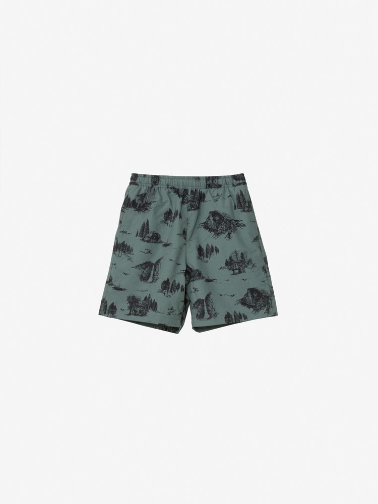 Japanese children's clothing TNF anti-UV static care breathable sports shorts 130-160cm boys/girls summer PANTS