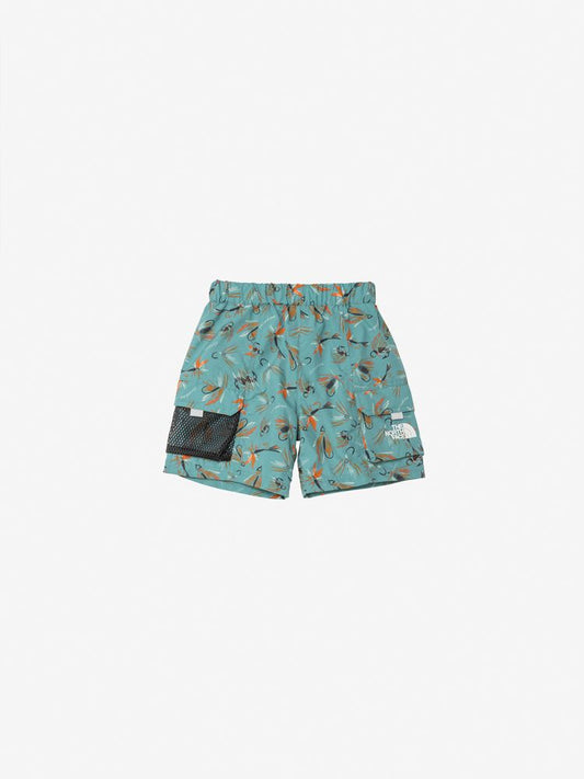 Japanese children's clothing TNF static care sports shorts 100-120cm boys/girls summer PANTS