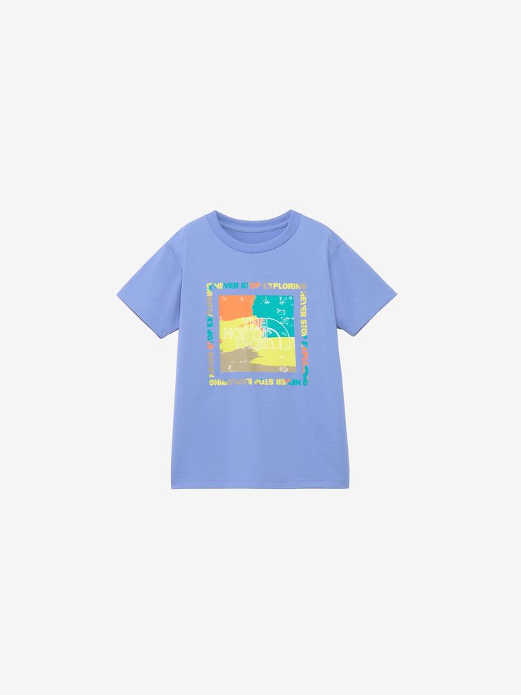 Japanese children's clothing TNF anti-UV sweat-wicking quick-drying colorful logo top 130-160cm boys/girls summer TOPS