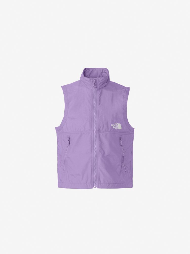 Japanese children's clothing TNF waterproof series zipper vest jacket 100-120cm boys'/girls' summer outerwear