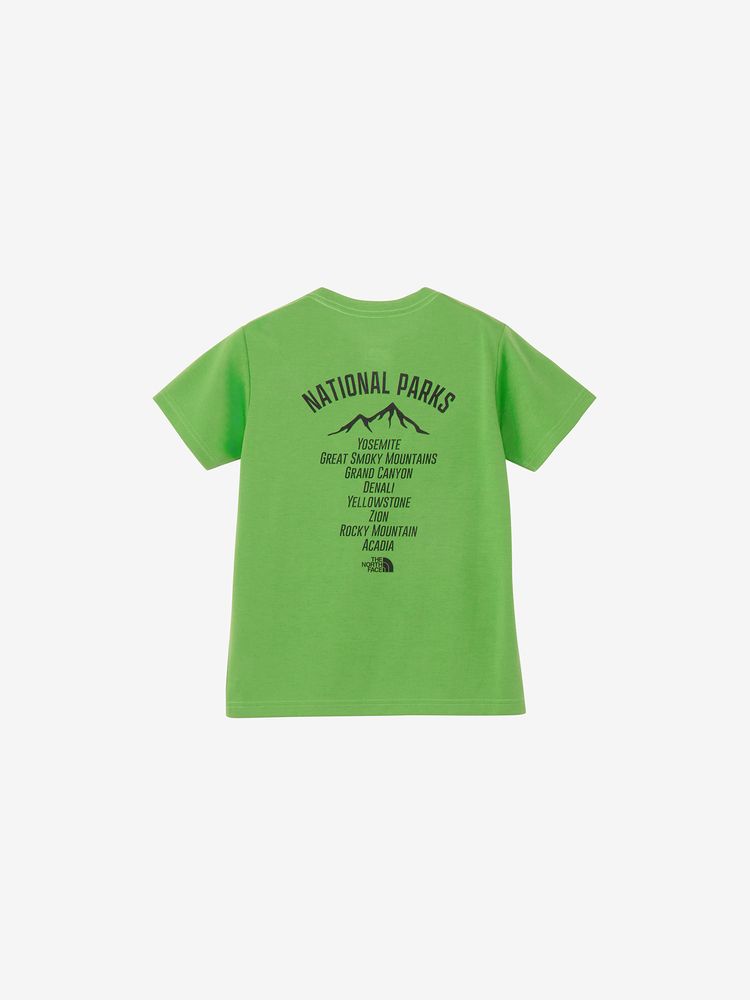 Japanese children's clothing TNF sweat-absorbing, quick-drying and insect-repellent function static care printing top 130-160cm boys'/girls' summer TOPS