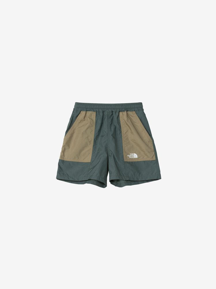 Japanese children's clothing TNF waterproof series static care sports shorts 130-160cm boys'/girls' summer PANTS