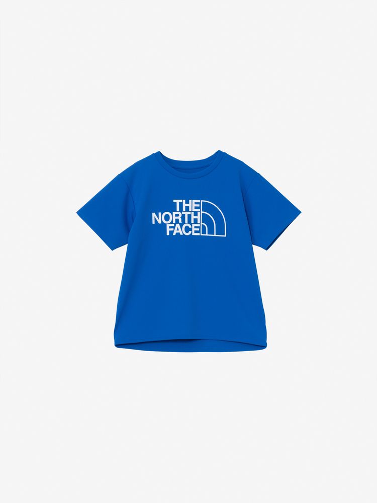 Japanese children's clothing TNF anti-UV sweat-absorbing quick-drying antibacterial deodorant static care logo print top 130-160cm boys/girls summer TOPS