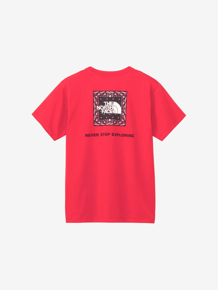 Japanese children's clothing TNF sweat-absorbing quick-drying static care parent-child wear square scarf logo print top S-XL adult summer TOPS