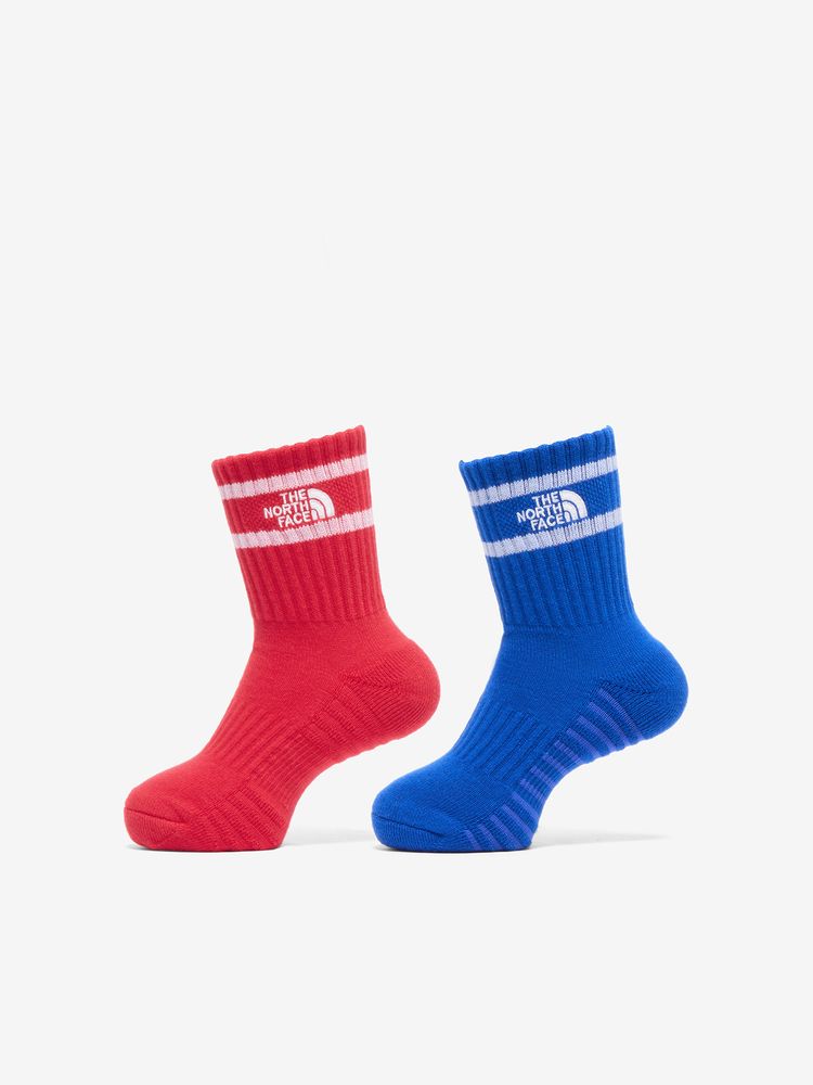 TNF quick-drying antibacterial deodorizing socks (2 pairs, 16-21cm) shipped directly from Japan