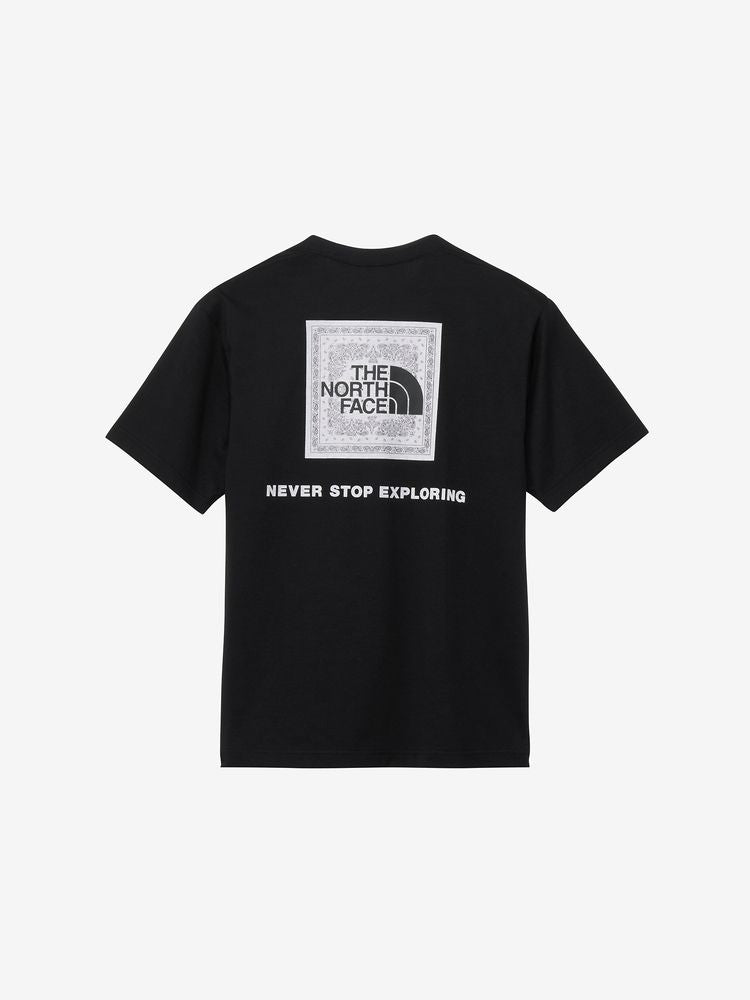 Japanese children's clothing TNF sweat-absorbing quick-drying static care parent-child wear square scarf logo print top S-XL adult summer TOPS