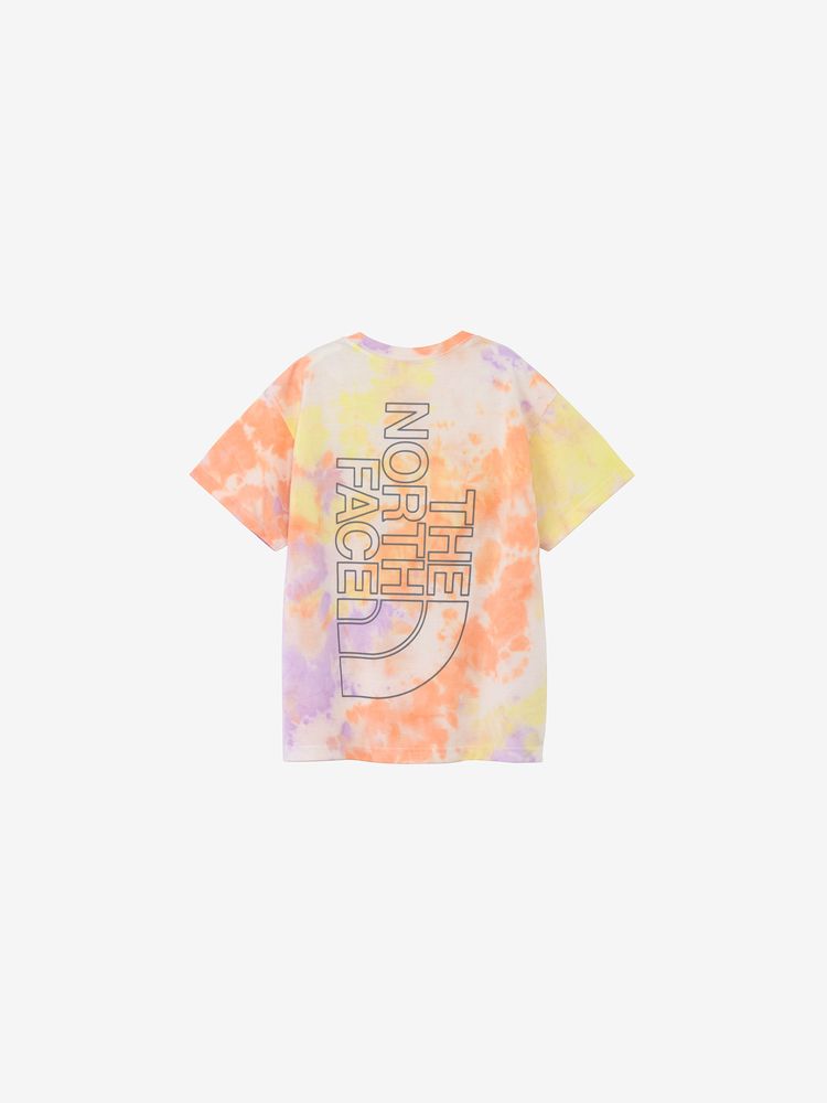 Japanese children's clothing TNF quick-dry series tie-dye logo top 130-160cm boys/girls summer TOPS
