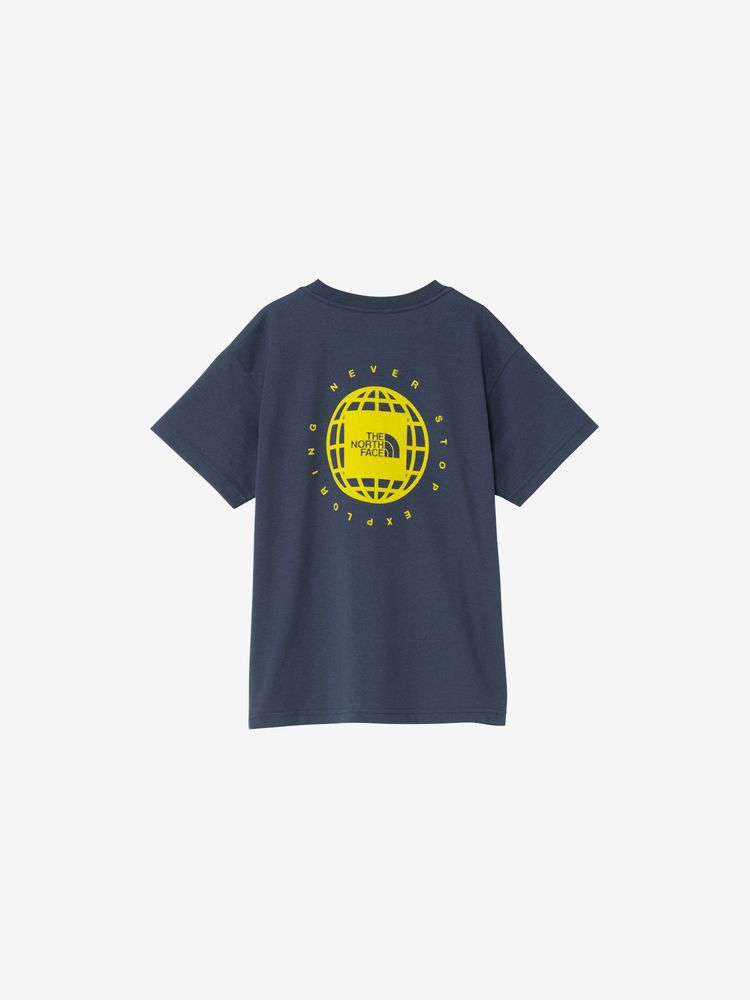 Japanese children's clothing TNF anti-UV geometric square print top 130-160cm boys/girls summer TOPS