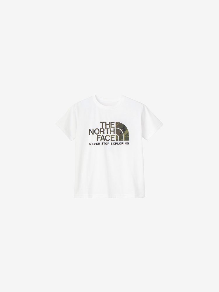 Japanese children's clothing TNF UV protection camouflage logo top 130-160cm boys/girls summer TOPS