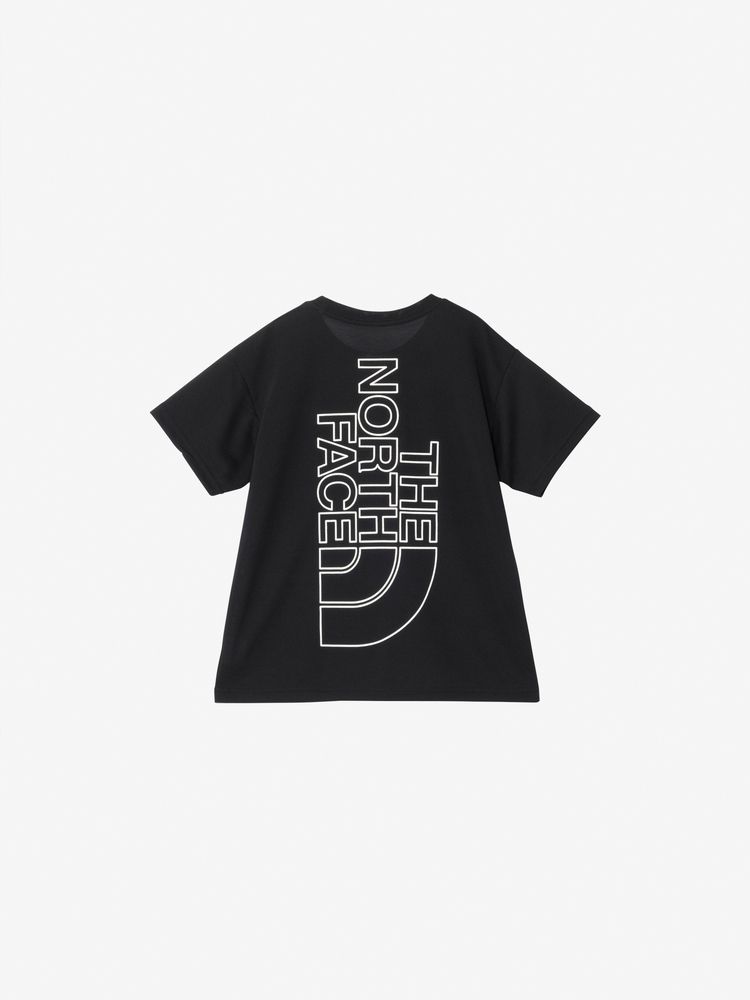 Japanese children's clothing TNF quick-dry series large logo tops 130-160cm boys/girls summer TOPS