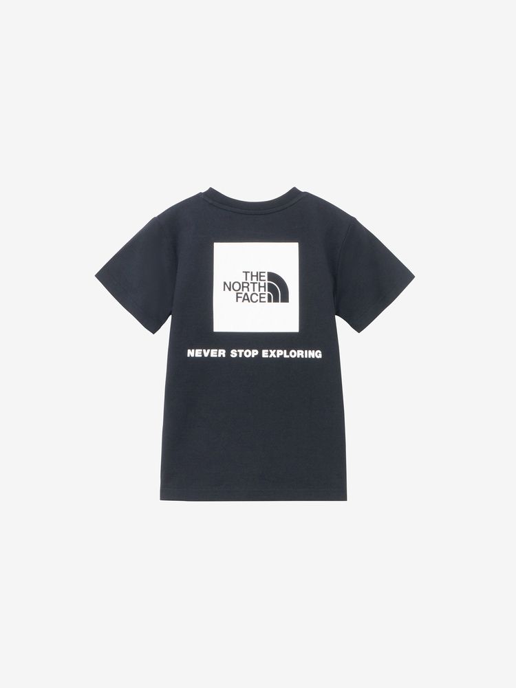 Japanese TNF children's clothing parent-child wear square back logo top 100-160cm boys/girls summer TOPS