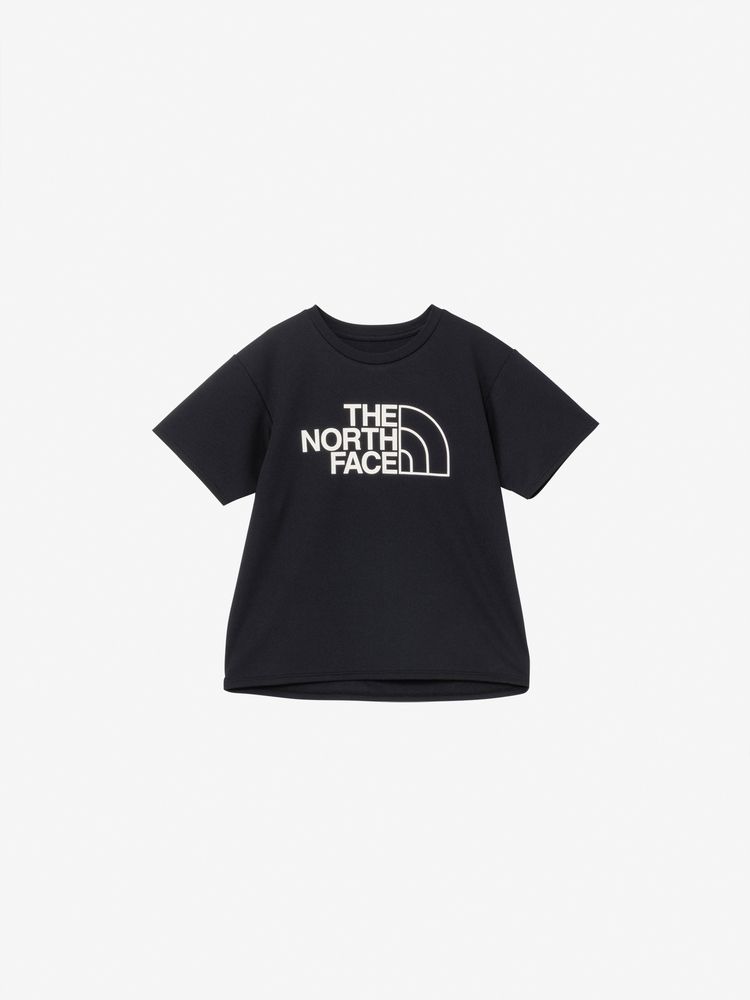 Japanese children's clothing TNF anti-UV sweat-absorbing quick-drying antibacterial deodorant static care logo print top 130-160cm boys/girls summer TOPS