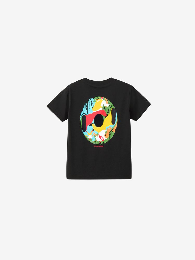 Japanese children's clothing TNF anti-UV sweat-absorbing quick-drying antibacterial deodorant static care parent-child wear printed tops 130-160cm boys/girls summer TOPS