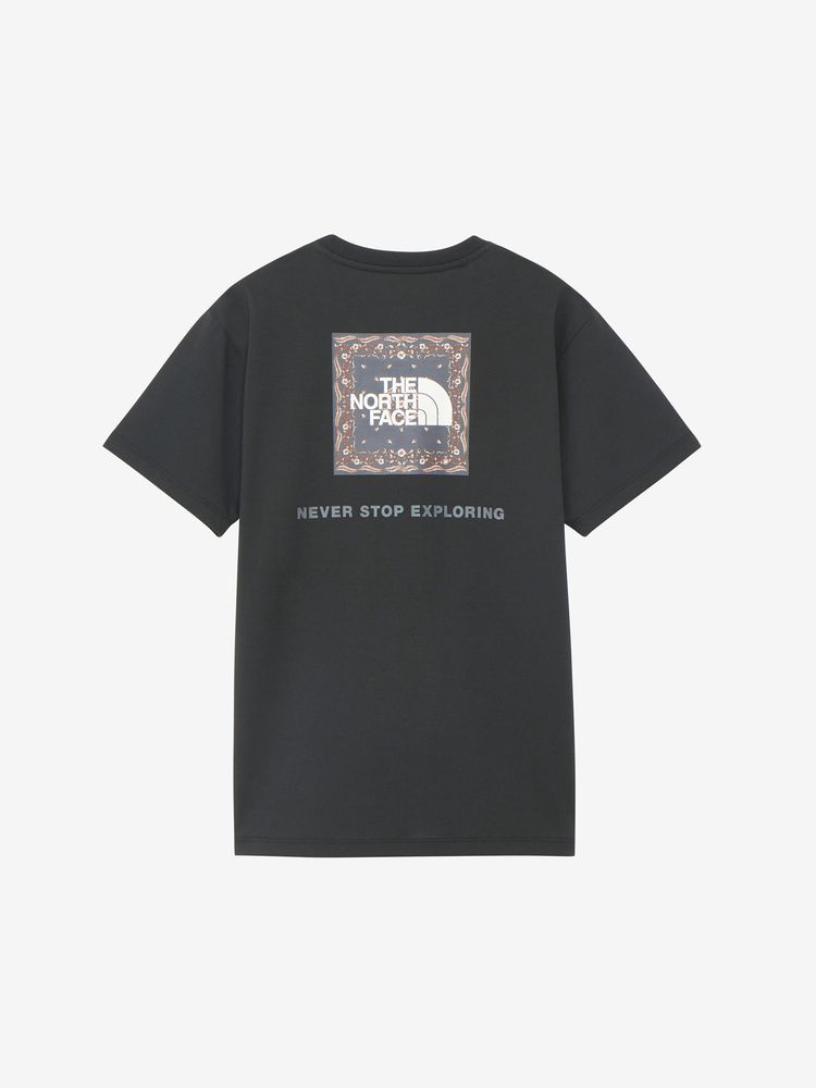 Japanese children's clothing TNF sweat-absorbing quick-drying static care parent-child wear square scarf logo print top S-XL adult summer TOPS