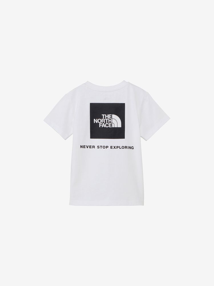 Japanese TNF children's clothing parent-child wear square back logo top 100-160cm boys/girls summer TOPS