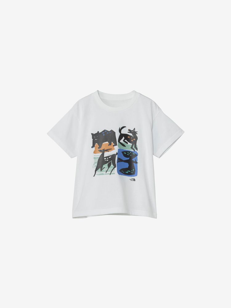 Japanese TNF UV Protection Animal Print Tops for Boys and Girls (Summer 100-120cm)