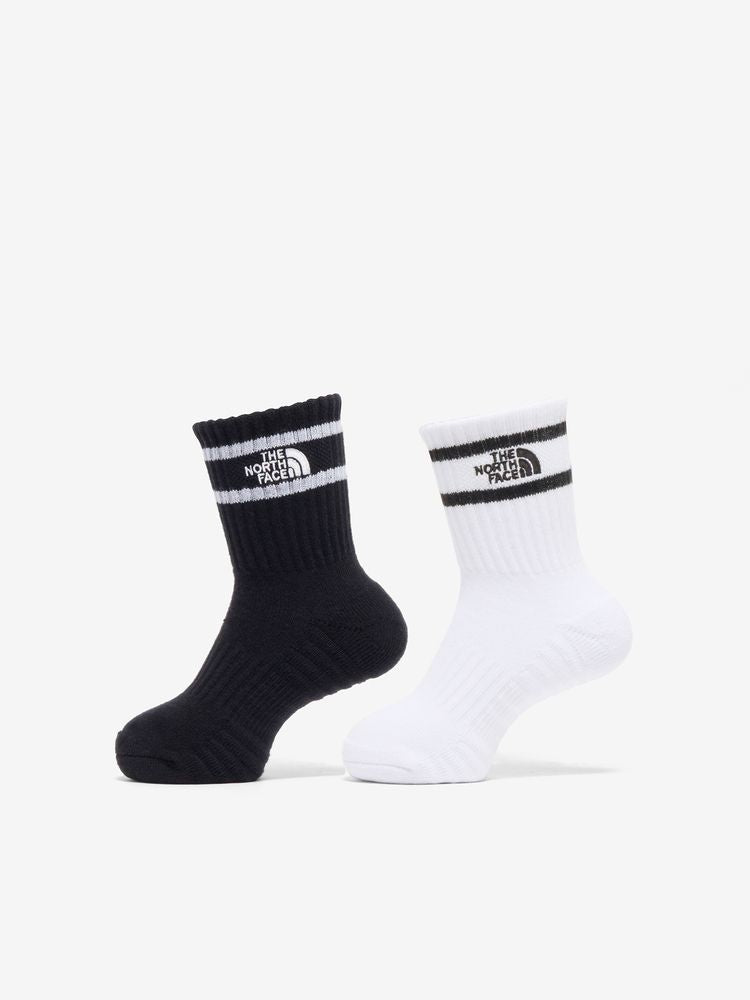TNF quick-drying antibacterial deodorizing socks (2 pairs, 16-21cm) shipped directly from Japan
