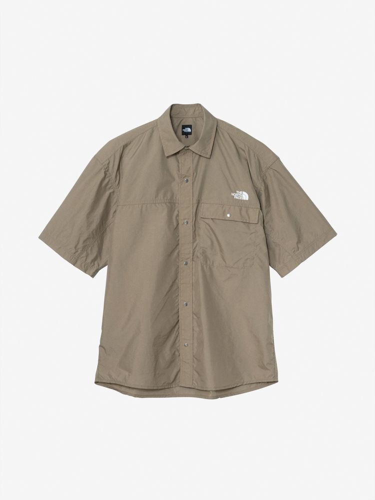 Japanese children's clothing TNF waterproof series parent-child short-sleeved mountain shirt XS-XL adult summer TOPS OUTERWEAR