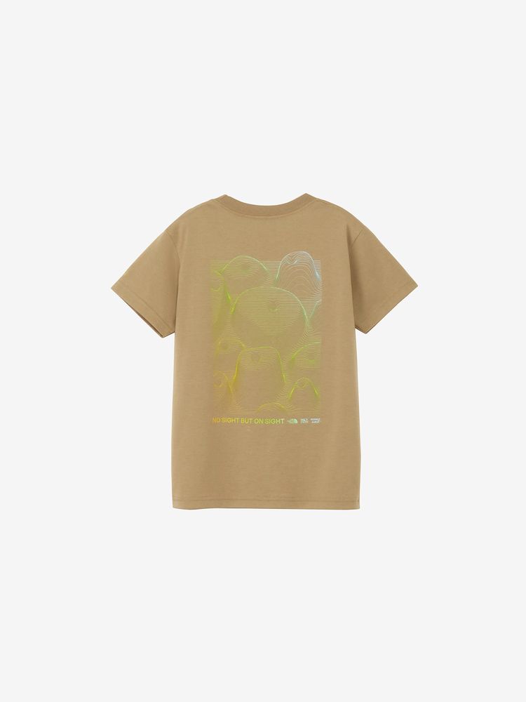 Japanese children's clothing TNF sweat-absorbing quick-drying static care parent-child wear printed tops 130-160cm boys/girls summer TOPS