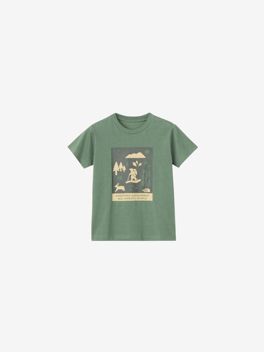 日本童裝 TNF 防UV 北海道斜裡町印花上衣 130-160cm 男童款/女童款 夏季 TOPS