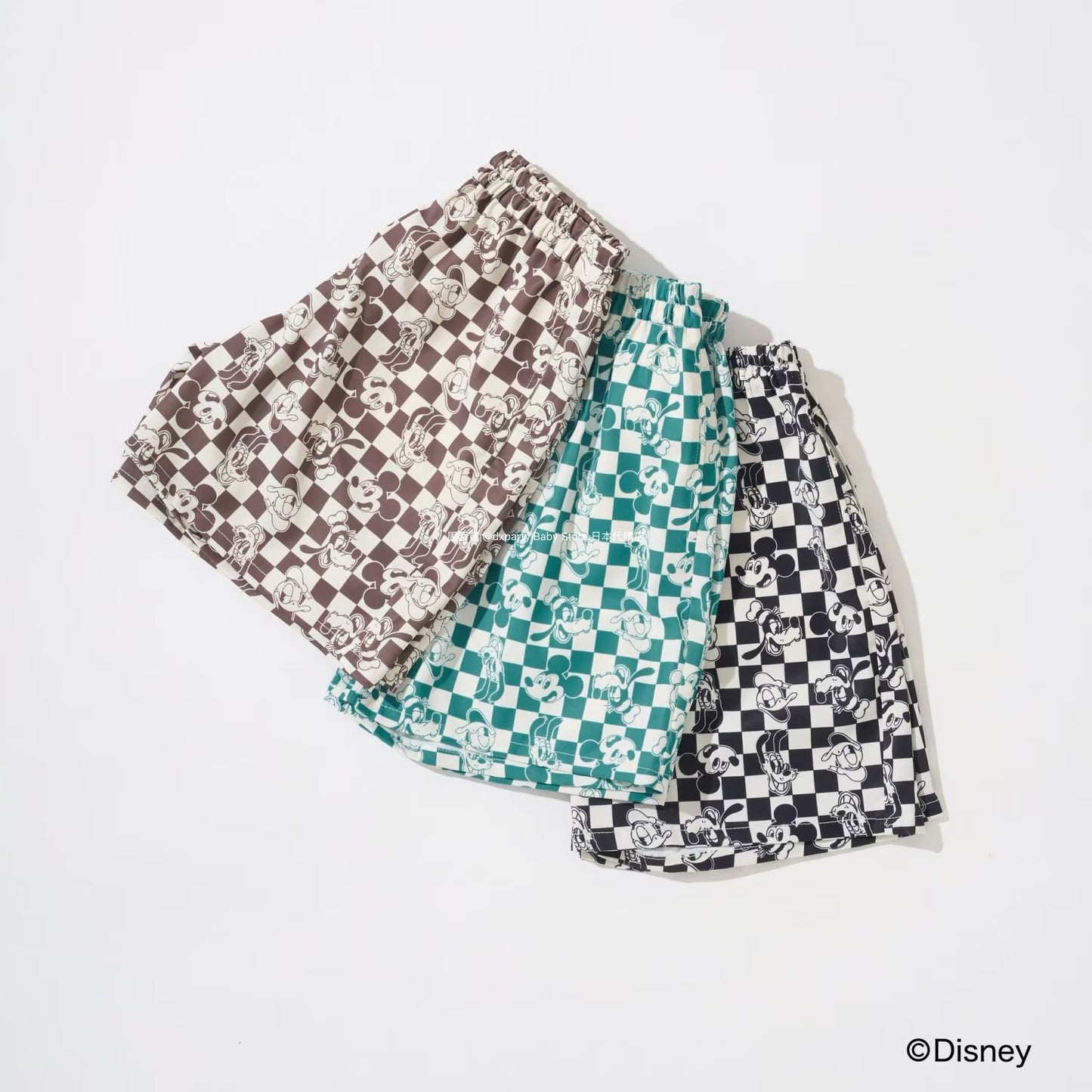 Japanese children's clothing b・R# x Diseny full-print shorts 100-150cm boys'/girls' summer PANTS