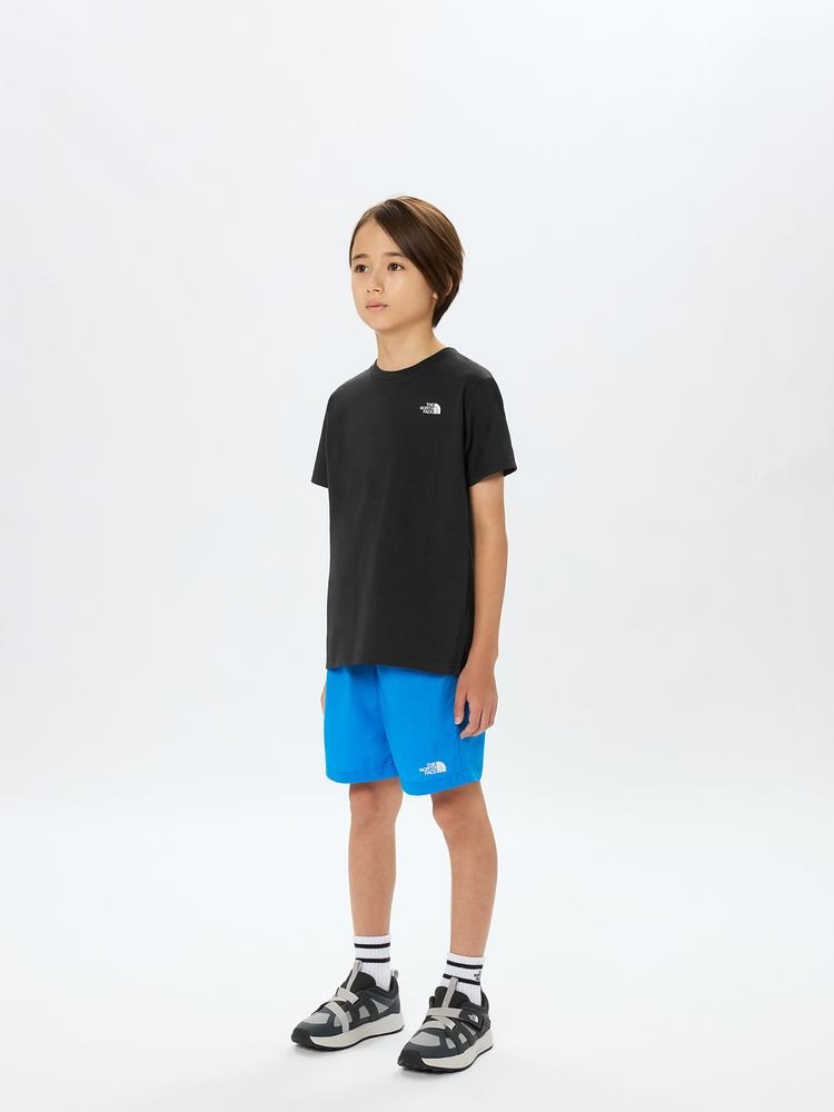 Japanese children's clothing TNF quick-dry series UV protection fine logo top 130-160cm boys/girls summer TOPS