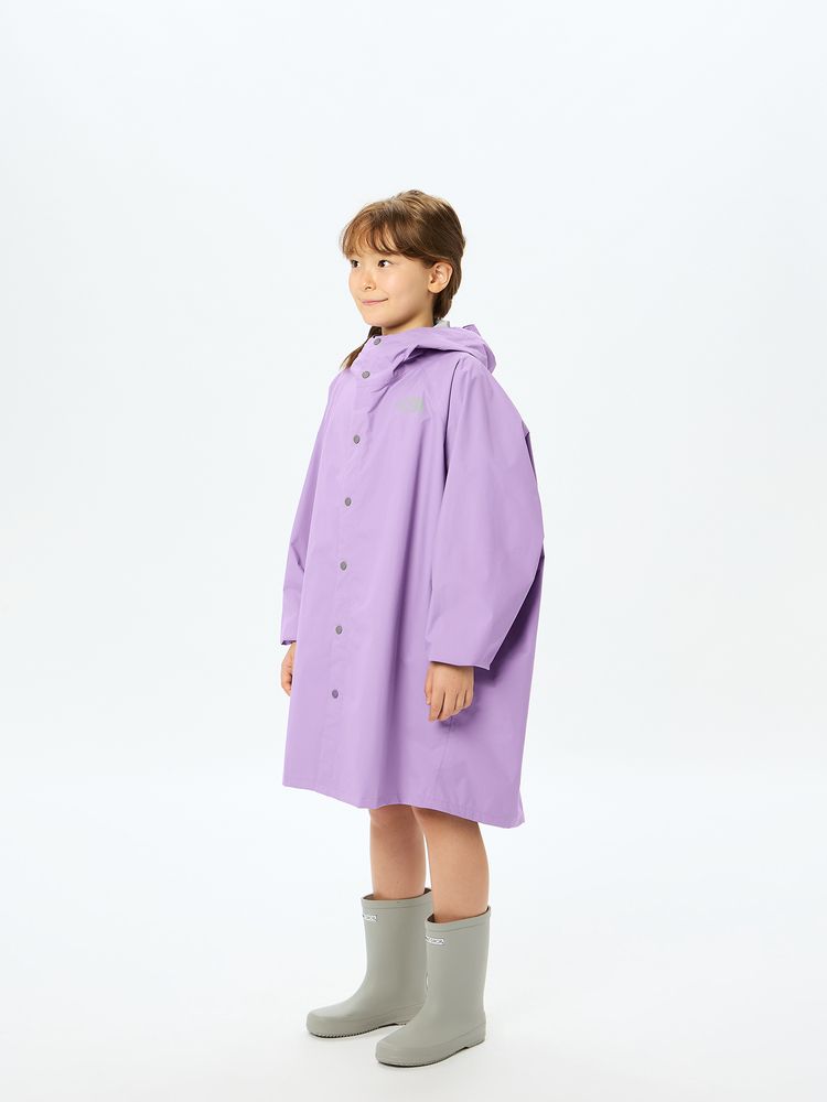 TNF Raincoat (110-150cm) Direct from Japan (Rainy Day Series)