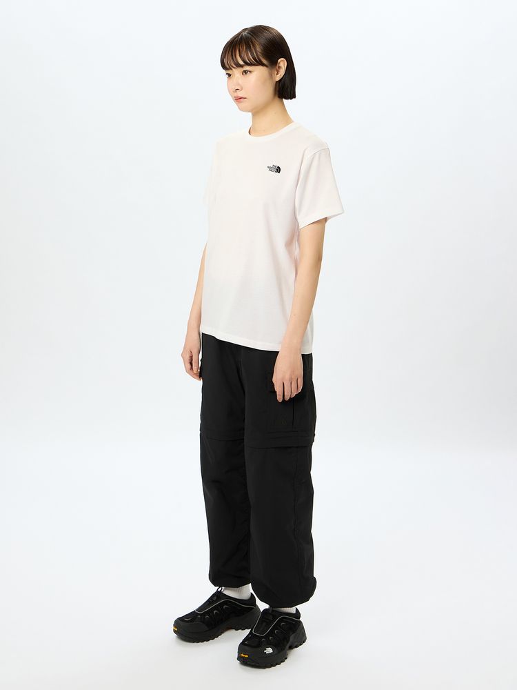 Japanese children's clothing TNF parent-child wear square back logo top S-XL adult summer TOPS